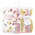 Hudson Baby Cotton Flannel Burp Cloths, Soft Painted Floral 10 Pack