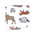 Hudson Baby Flannel Cotton Washcloths, Animal Adventure 12 Pack