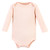 Hudson Baby Thermal Long Sleeve Bodysuits, Soft Pink Sage Rose