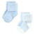 Hudson Baby Cotton Rich Newborn and Terry Socks, Blue Star