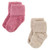 Hudson Baby Cotton Rich Newborn and Terry Socks, Solid Wild Rose Pink