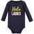 Hudson Baby Cotton Bodysuit, Pant and Shoe Set, Hola Ladies Long Sleeve
