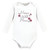 Hudson Baby Cotton Bodysuit and Pant Set, Plum Wildflower Long Sleeve