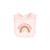 Hudson Baby Cotton Bodysuit, Pant and Bib Set, Sunshine Rainbows