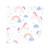 Hudson Baby Flannel Cotton Washcloths, Unicorns Rainbows 12 Pack