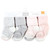 Hudson Baby Cotton Rich Newborn and Terry Socks, Pink Heart