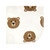 Hudson Baby Flannel Cotton Washcloths, Brown Bear 12 Pack