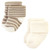 Hudson Baby Cotton Rich Newborn and Terry Socks, Blush Stripe