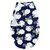 Hudson Baby Plush Faux Fur Swaddle Wrap, White Peonies