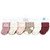 Hudson Baby Cotton Rich Newborn and Terry Socks, Blush Heart
