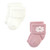 Hudson Baby Cotton Rich Newborn and Terry Socks, Blush Heart