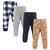 Hudson Baby Thermal Tapered Ankle Pants 4pk, Football