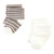 Hudson Baby Cotton Rich Newborn and Terry Socks, Beige Stripe 12 Pack