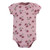 Hudson Baby Cotton Bodysuits, Plum Wildflower 5 Pack