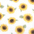 Hudson Baby Cotton Changing Pad Cover, Sunflower