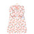 Hudson Baby Long Sleeve Plush Faux Fur Sleeping Bag, Wearable Blanket, Peach