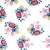 Hudson Baby Cotton Toddler Pillow Case, Blush Navy Floral