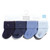 Hudson Baby Cotton Rich Newborn and Terry Socks, Solid Blue Gray 8 Pack Terry