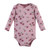 Hudson Baby Cotton Long-Sleeve Bodysuits, Plum Wildflower 5 Pack