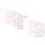 Hudson Baby Cotton Flannel Burp Cloths, Dreamy Unicorn 7 Pack