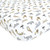 Hudson Baby Cotton Fitted Crib Sheet, Modern Safari