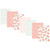 Hudson Baby Cotton Flannel Burp Cloths, Sweet Peach 7 Pack