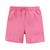 Hudson Baby Shorts Bottoms 4-Pack, Rainbow Stripe
