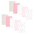 Hudson Baby Cotton Poly Flannel Burp Cloths, Pink Honey Bunny 10 Pack