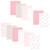 Hudson Baby Cotton Flannel Burp Cloths Bundle, Pink Honey Bunny