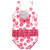 Hudson Baby Baby and Toddler Swimsuit, Pink Roses 1
