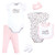 Hudson Baby Cotton Layette Set, Mini Primrose