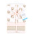 Hudson Baby Cotton Flannel Receiving Blankets, Pink Taupe Bear