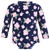 Hudson Baby Rashguard Baby and Toddler Swimsuit, Navy Floral 1