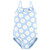 Hudson Baby Baby and Toddler Swimsuit, Blue Daisy 1