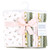 Hudson Baby Cotton Flannel Burp Cloths, Sage Floral 10 Pack