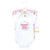 Hudson Baby Cotton Bodysuits, Happy Girl Wreath