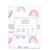 Hudson Baby Multi-use Car Seat Canopy, Modern Rainbow