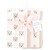 Hudson Baby Cotton Flannel Burp Cloths, Pink Taupe Bear 7 Pack