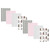 Hudson Baby Cotton Poly Flannel Burp Cloths Multipack, Farm Friends Pink 8-Pack