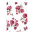 Hudson Baby Cotton Flannel Burp Cloths, Sweet Roses 4 Pack