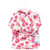Hudson Baby Mink with Faux Fur Lining Pool and Beach Robe Cover-ups, Pink Roses