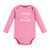 Touched By Nature Organic Cotton Long-Sleeve Bodysuits, Pink Peanut