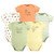 Touched By Nature Organic Cotton Bodysuits, Peas And Thank You