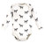 Touched By Nature Organic Cotton Long-Sleeve Bodysuits, Classic Safari Animals