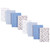 Hudson Baby Cotton Poly Flannel Burp Cloths Multipack, Airplane 8-Pack