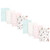 Hudson Baby Cotton Poly Flannel Burp Cloths Multipack, Enchanted Forest 8-Pack