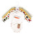 Touched By Nature Organic Cotton Long-Sleeve Bodysuits, Happy Veggies