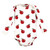 Touched By Nature Organic Cotton Long-Sleeve Bodysuits, Fruits And Veggies