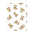 Hudson Baby Cotton Flannel Burp Cloths Bundle, Gentleman Bear