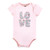 Hudson Baby Cotton Bodysuits, Love Floral